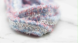 粉蓝色调小香风织带 | 什么是小香风女装织带？